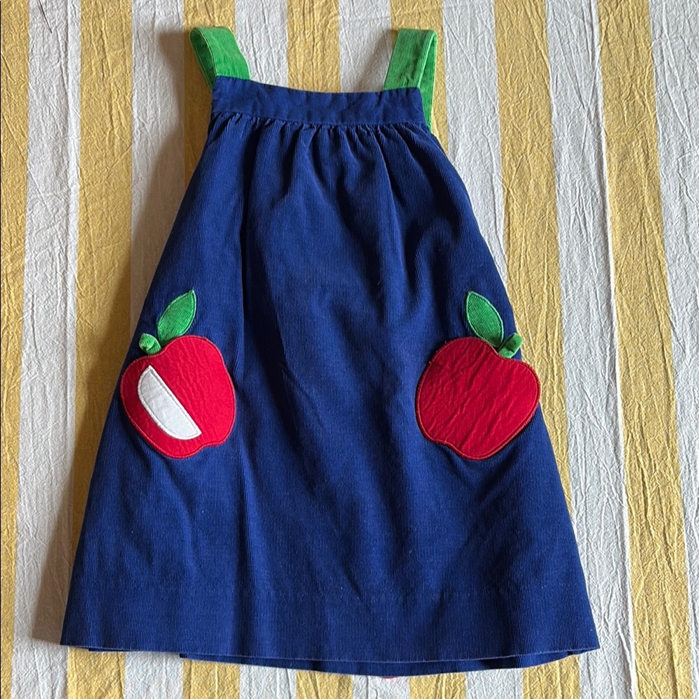 Florence Eiseman Vintage Red Apple pocket Dress - Picture 2 of 7